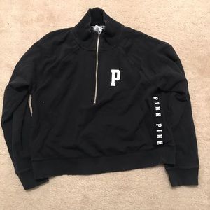 Half way zip up sweatshirt